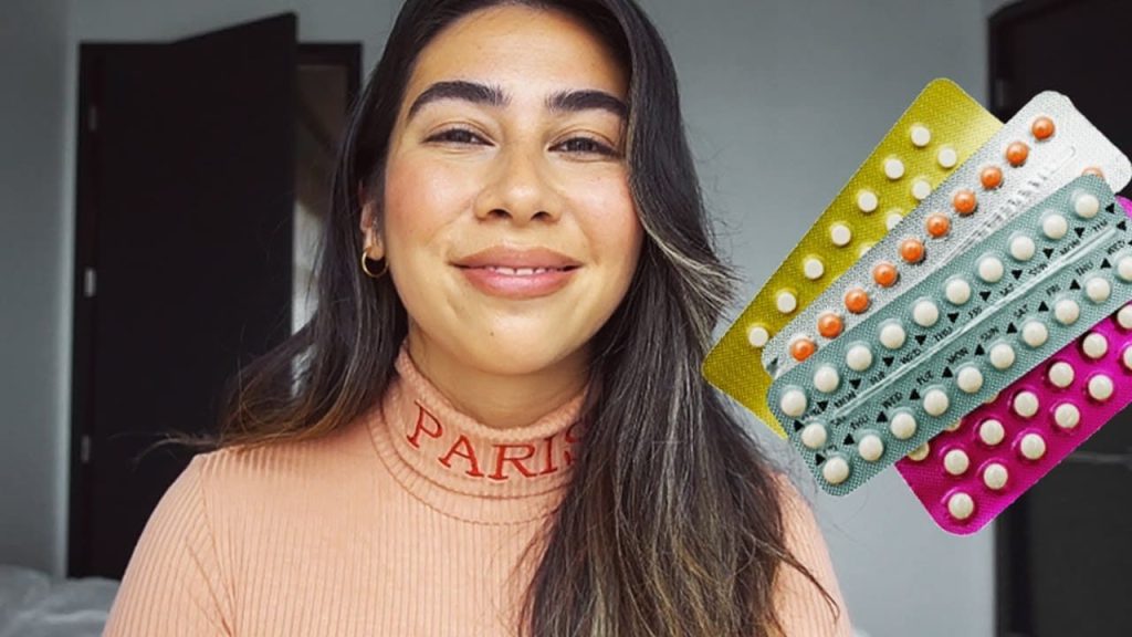 women showing Ovreena pill