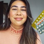 women showing Ovreena pill